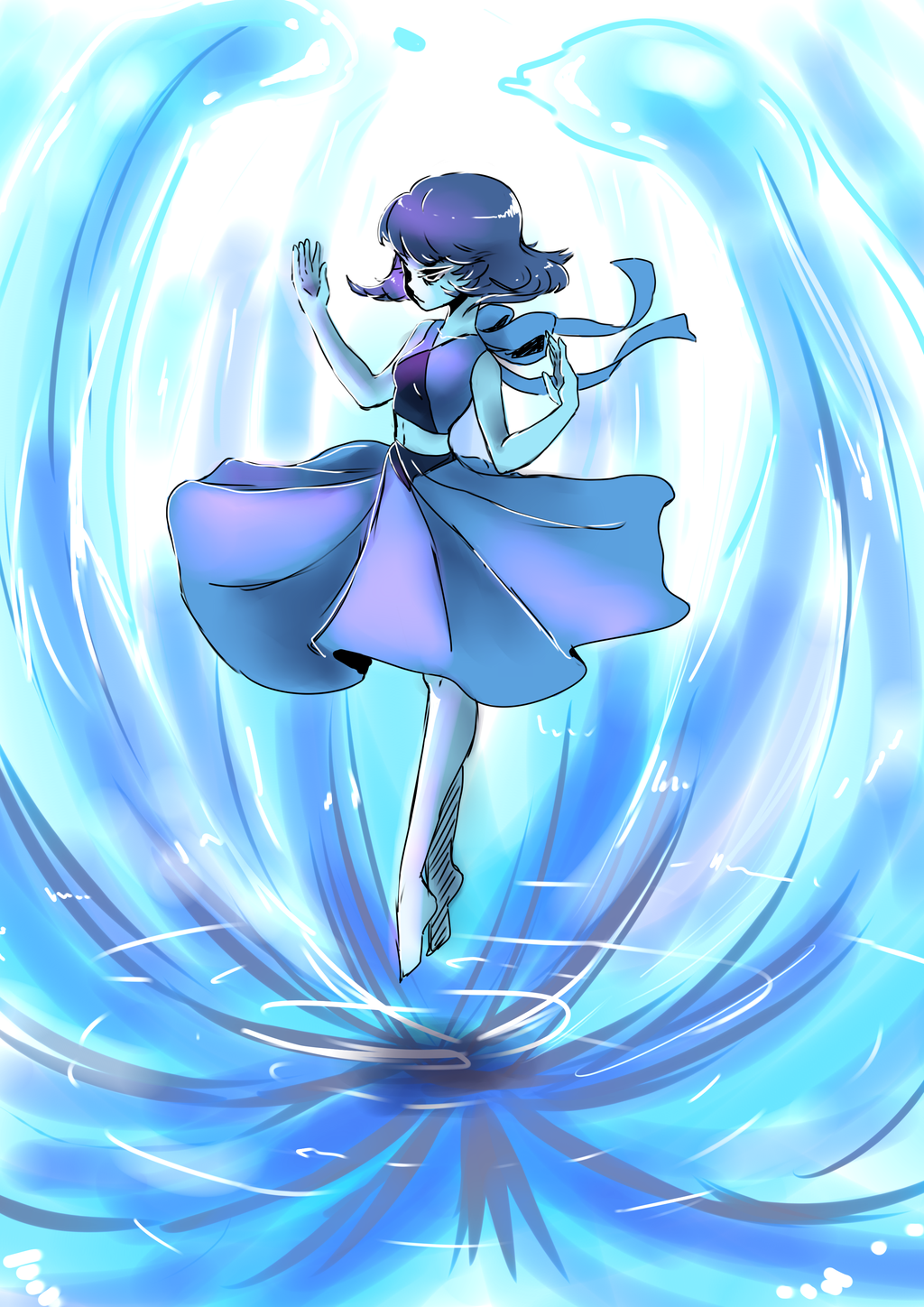 Archivo:Lapis lazuli by klaeia-d8q3oql.png | Steven Universe Wiki