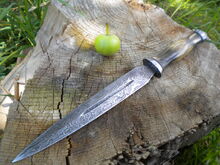 Elegant damascus dagger of ages 20 extra ouchiness by hellize-d6czuws
