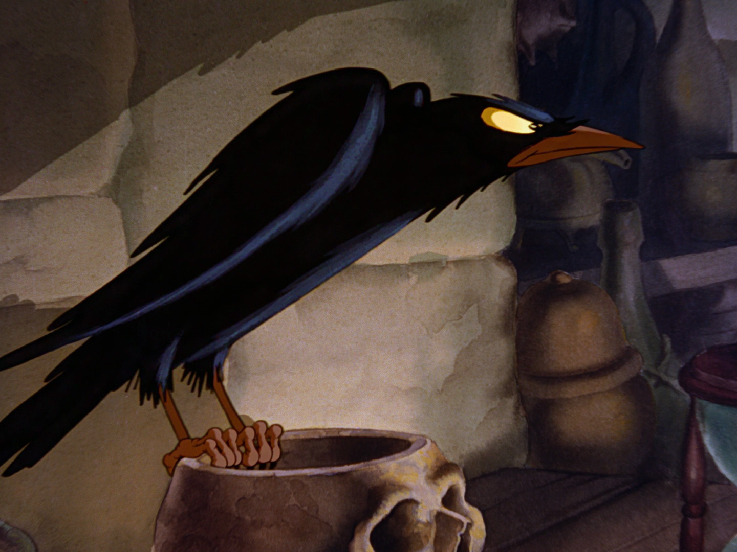 Disney movie with three black crows