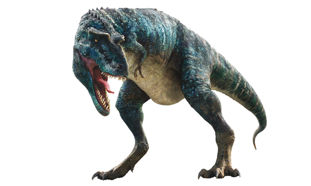 dinosaur with 2 bumps on head