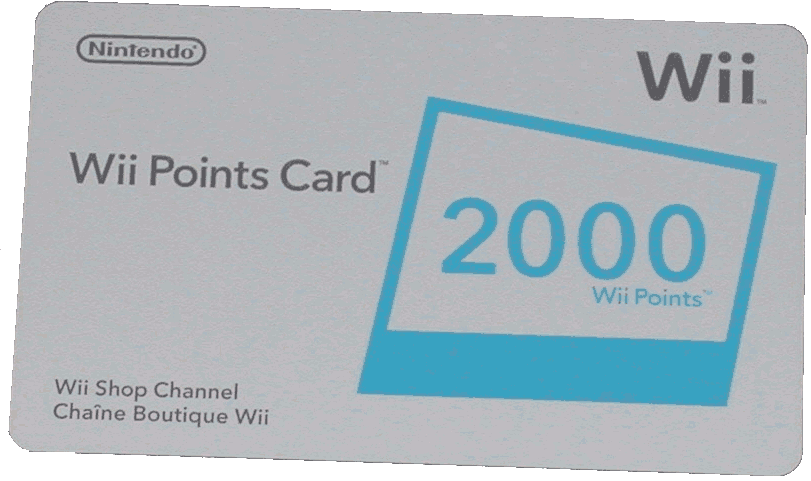 What is a Wii Points card?