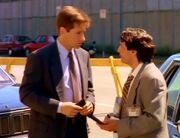 Fox Mulder and Detective Norman