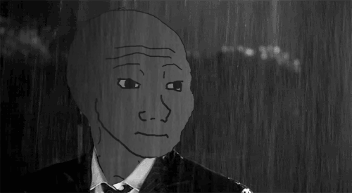 Get Gif Sad Boy Sitting In Rain Meme Images