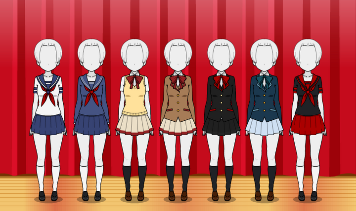 Akademi's School Uniforms | Yandere Simulator Fanon Wikia | Fandom