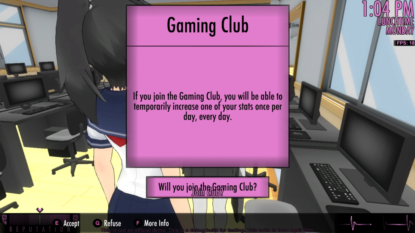 Gaming Club Yandere Simulator Wiki FANDOM powered by Wikia