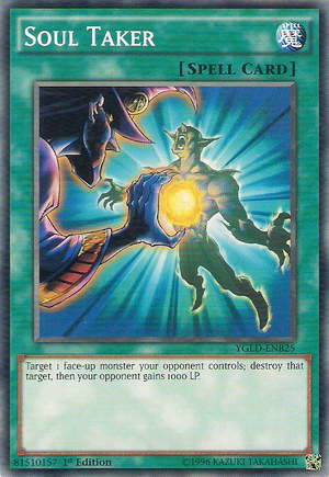 soul taker yugioh bad reaction cards card yu gi oh deck wikia opponent monster destroy 1000 gains expensive chinese target