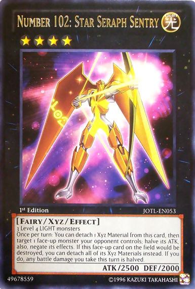 Number 102: Star Seraph Sentry | Yu-Gi-Oh! | Fandom powered by Wikia