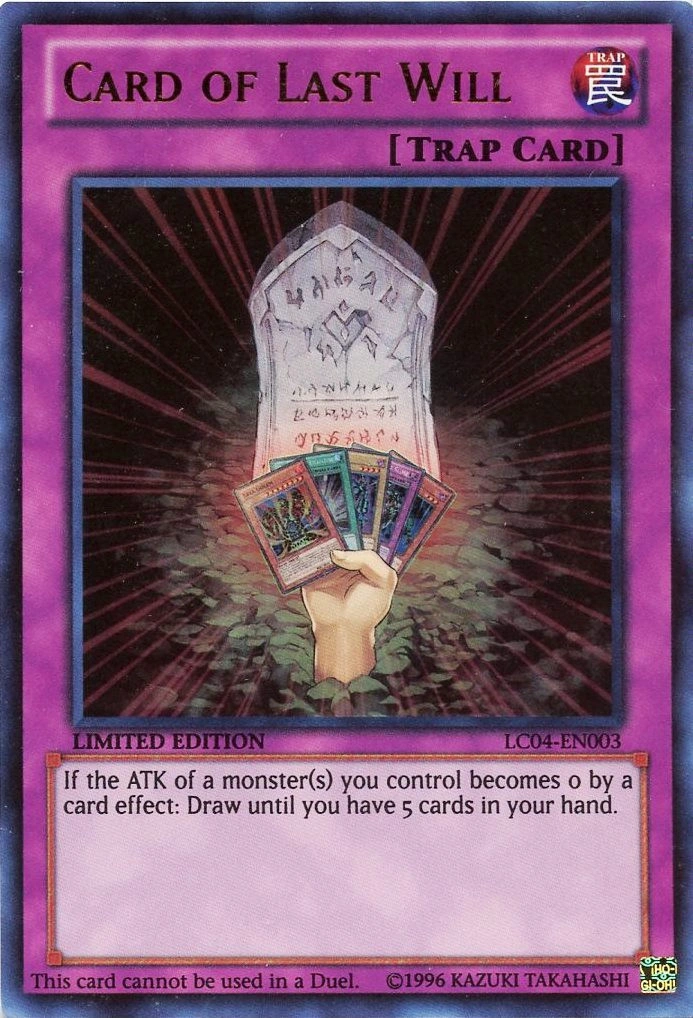 Card of Last Will | Yu-Gi-Oh! | FANDOM powered by Wikia