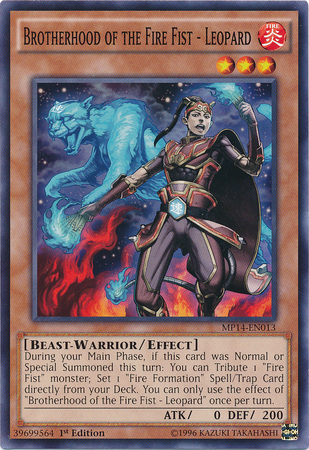 Brotherhood of the Fire Fist - Leopard | Yu-Gi-Oh! | Fandom powered by