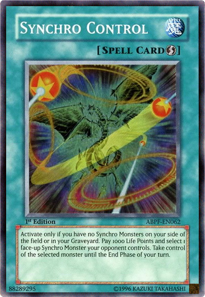 Synchro Control | Yu-Gi-Oh! | FANDOM powered by Wikia