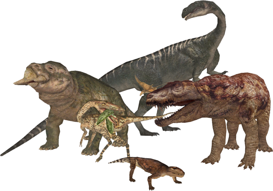 walking with monsters dinosaurs and beasts