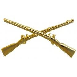 Crossed rifles