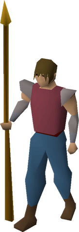 File:Gilded spear equipped.png