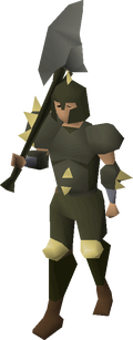 Dharok's armour equipped