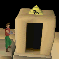 Obtaining pyramid top
