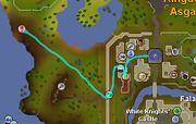 Killing blue dragons map