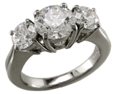 Platinum and Diamond Ring