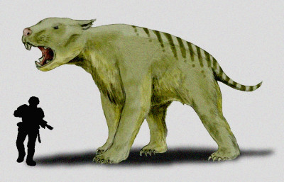 Thylacoleo BW