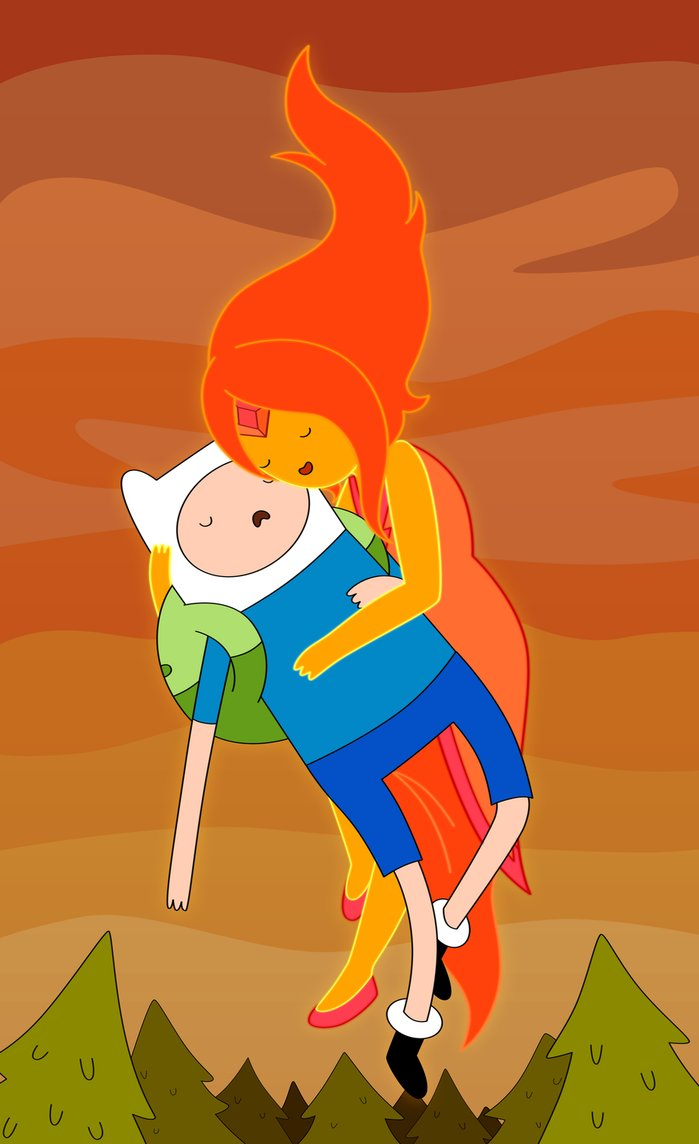 Image $$$$01AB Finn and Flame princess love pic Adventure Time Wiki