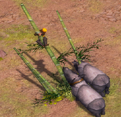 Rhinos gaurding treasure
