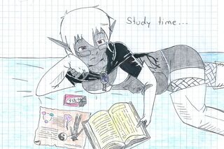 Ved lith meeren in study time by elfooscuro-d4j7gb9