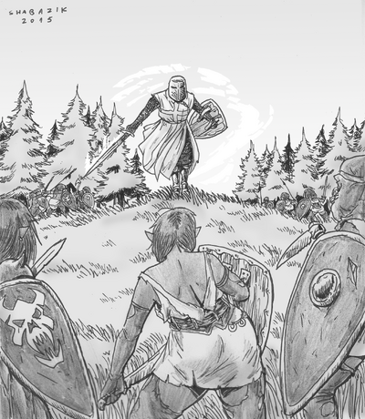 Surrounded paladin by shabazik-d9d8sqb