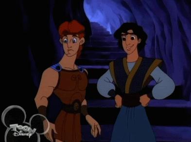 Resultado de imagen para aladdin y hercules