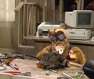 ALF welding spaceship part