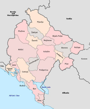 Municipalities of Montenegro