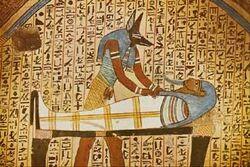 Anubis mummification
