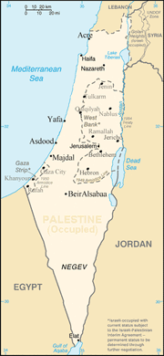 Palestine-map