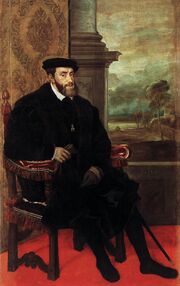 Titian - Portrait of Charles V Seated - WGA22964