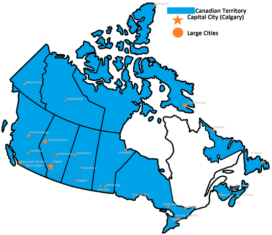 File:Blank Map of Canada.png