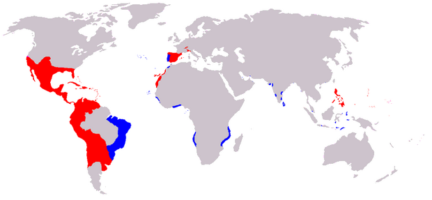 Spanish and Portugese Colonial possessions 1580-1640