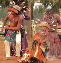 Gusku Society fire ritual