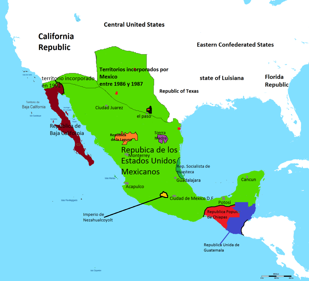 25 Hermoso Mapa Original De Mexico