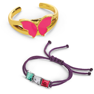 ButterflyGemBraceletSet