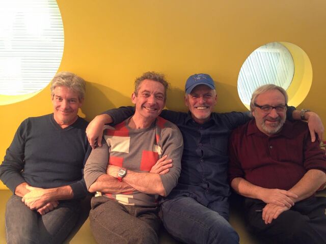 File:Rob Paulsen with Townsend Coleman, Cam Clarke, & Barry Gordon.jpg