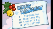 Winter Tournament Sign