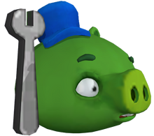 ANGRY BIRDS GO MECHANIC PIG CGI