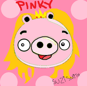 Pinky the princess pig by angrybirdsrocks-d4na5b9