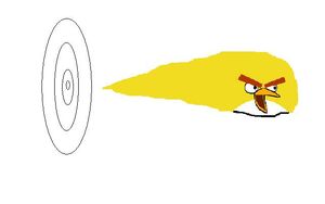 Fast yellow bird