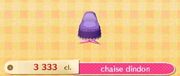 Chaise dindon