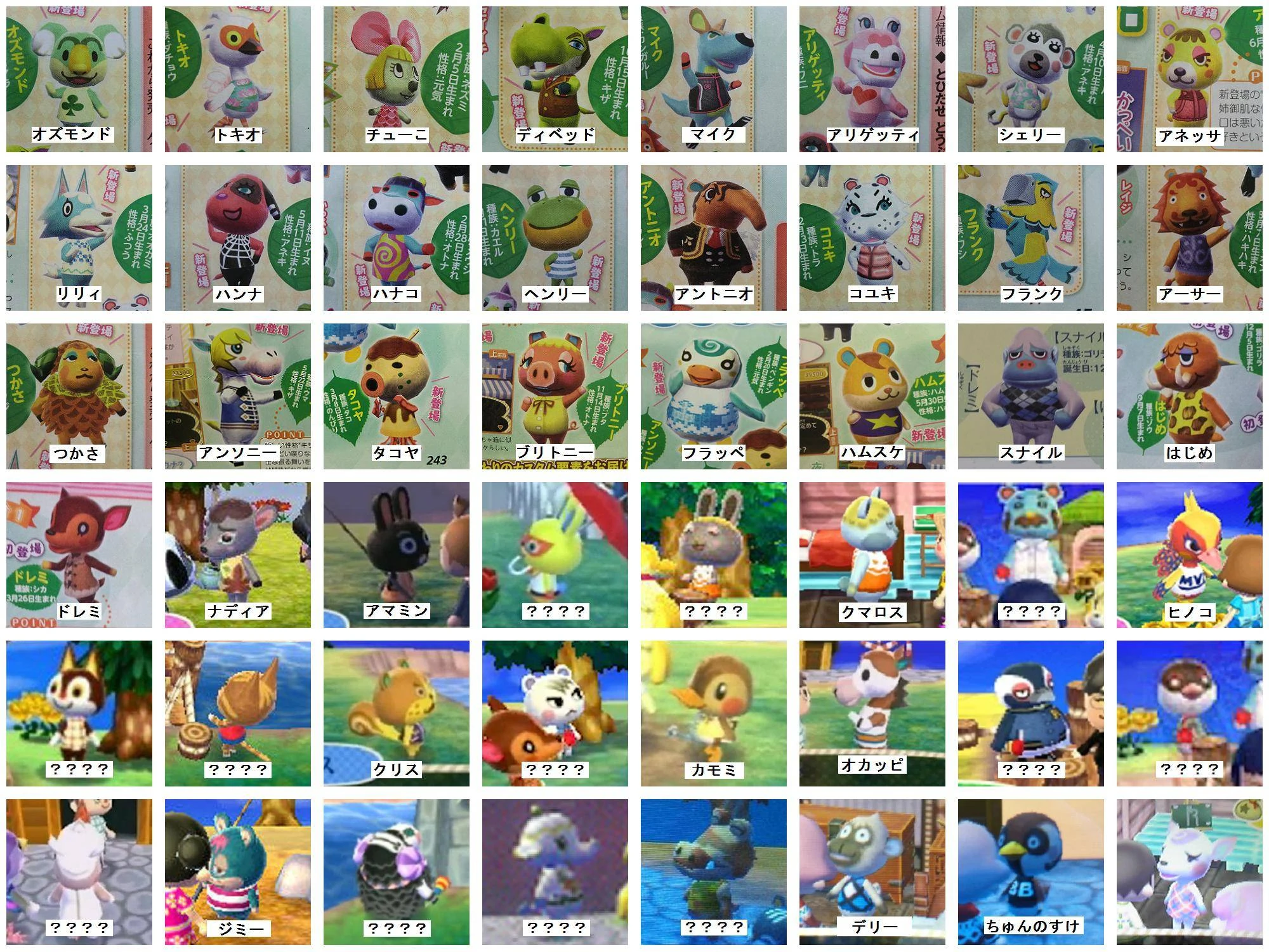 ArchivoPERSONAJES ACNL.jpg Animal Crossing Enciclopedia Fandom