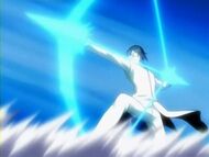 Uryu frist seen using his powers