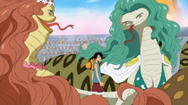 Luffy vs. Boa Sisters