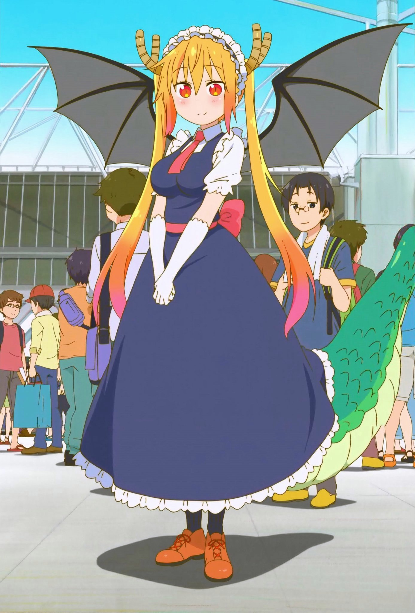 Image Tohru Dragon Maid Combo Stitched Cap (Miss Kobayashi's Dragon Maid Ep 7).png AnimeVice