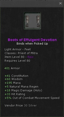 Boots of effulgent devotion