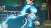 Rin no ataca a Yukio