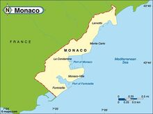 Monaco map